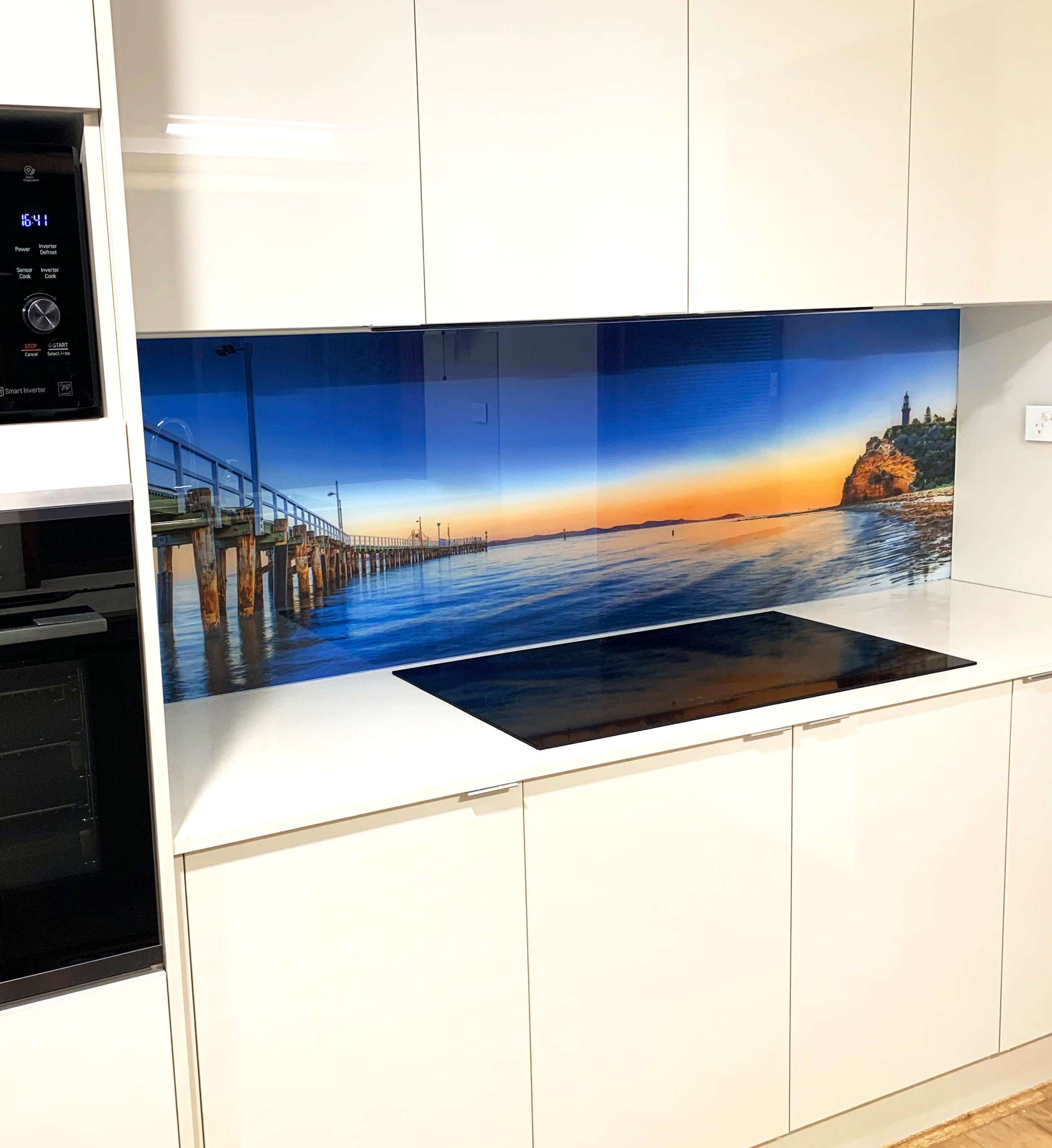 Passion Printed Kitchen TOUGHENED Glass Cooker Splashback Lounge Photo 60x75cm 